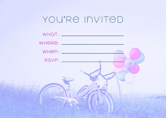 Invitation Printable